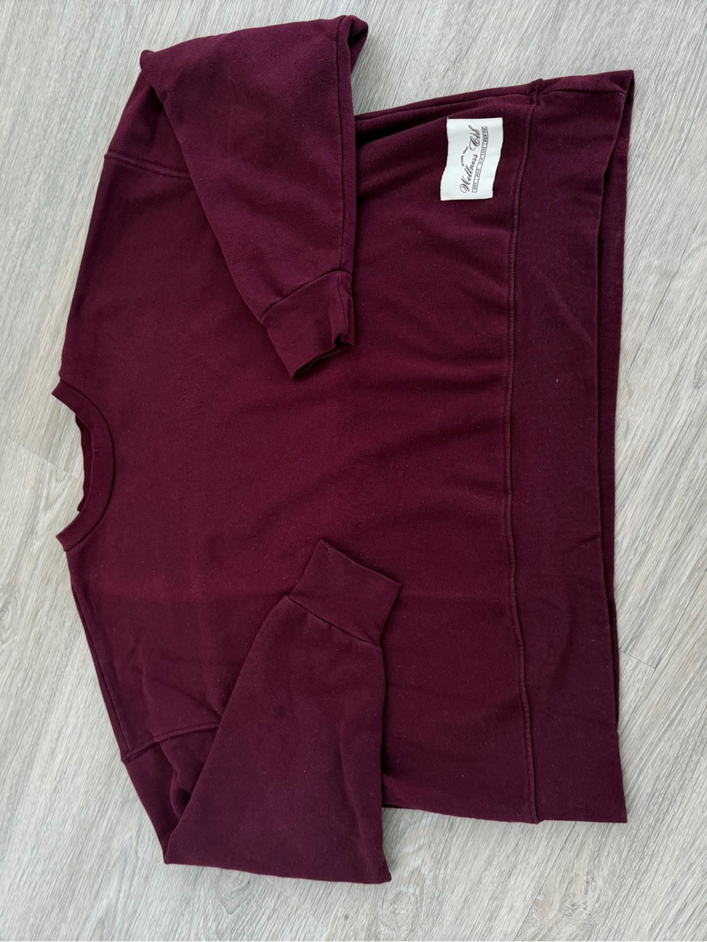 WeWoreWhat Women's Crewneck Sweatshirt in Burgundy